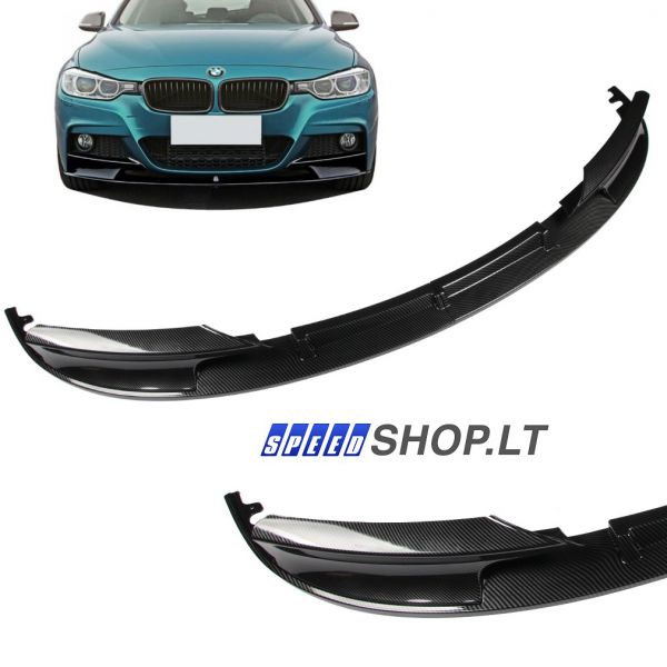 BMW 3 F30 F31 Carbon priekinio bamperio pažeminimas